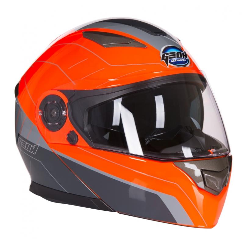 Мотошлем GEON 950 TOUR (модуляр) с очками GREY/ORANGE